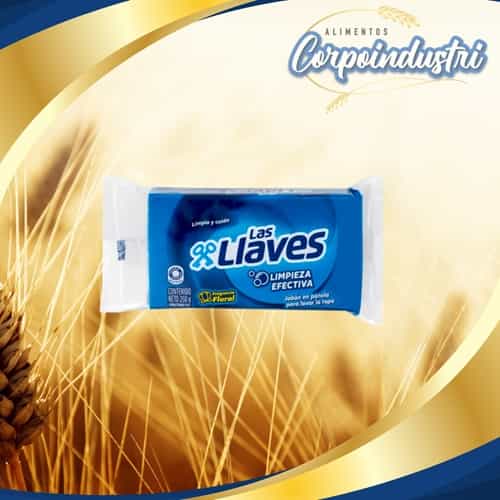JABON PANELA LAS LLAVES 36 UND 250GR - Limpieza en Corpoindustri
