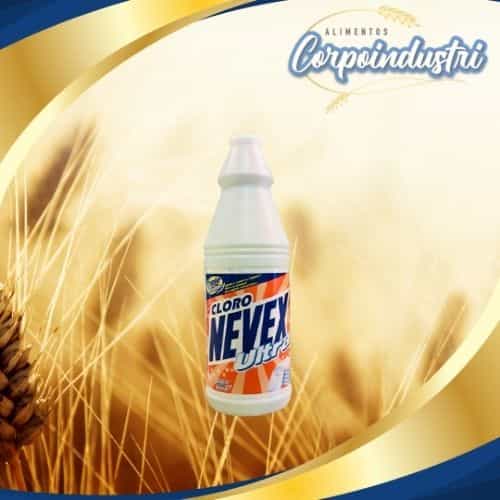 CLORO NEVEX 12 UND 1LT - Limpieza en Corpoindustri