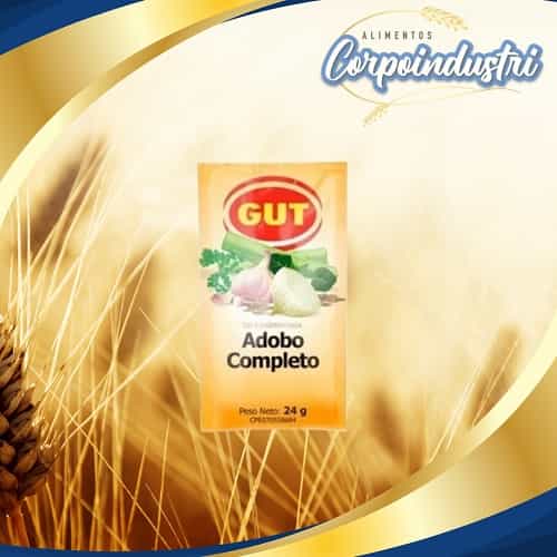 ADOBO COMPLETO GUT 18 UND 24GR BLIST - Viveres en Corpoindustri