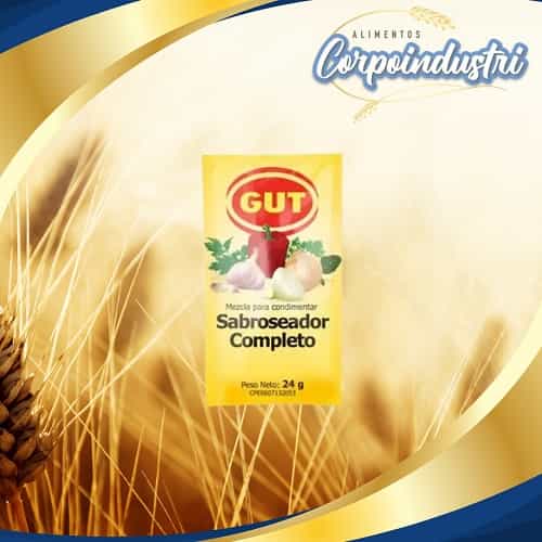 SABROSEADOR COMPLETO GUT 18 UND 24GR - Viveres en Corpoindustri