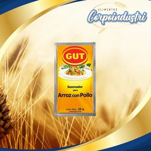 ARROZ CON POLLO GUT 18 UND 35GR - Viveres en Corpoindustri