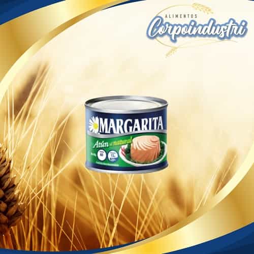 ATUN MARGARITA NATURAL 35 UND 140GR - Viveres en Corpoindustri