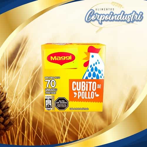 CUBITO MAGGI 1 CAJA 70 UND - Viveres en Corpoindustri