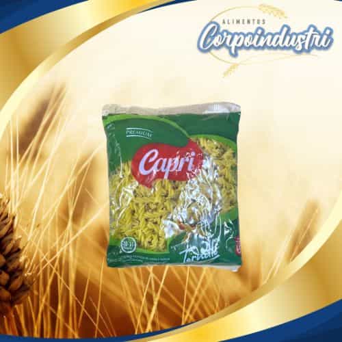 PASTA CORTA CAPRI TORNILLO 12 UND 500GR - Viveres en Corpoindustri