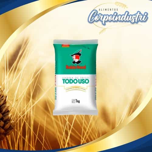 HARINA TRIGO ROBIN HOOD T.U 10 UND 900GR - Viveres en Corpoindustri