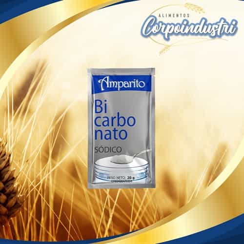 BICARBONATO AMPARITO 18 UND 20GR BLISTER - Viveres en Corpoindustri