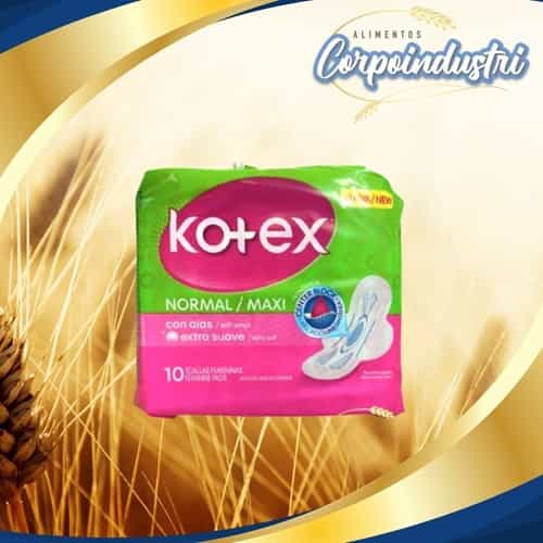 TOALLAS SANI KOTEX ULTRA 48 PAQ 10 UND - Perfumeria en Corpoindustri