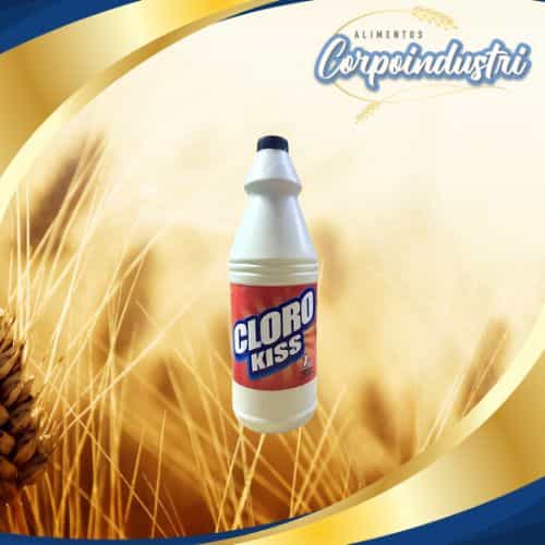 CLORO KISS 12 UND 1LT - Limpieza en Corpoindustri