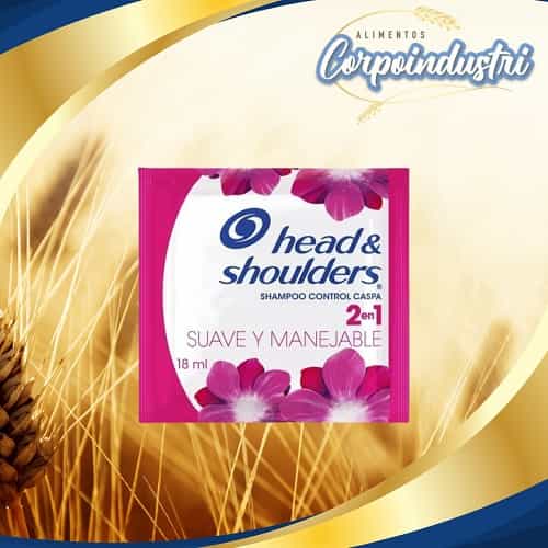 SHAMPO H&S MUJER 12 UND 18ML - Perfumeria en Corpoindustri