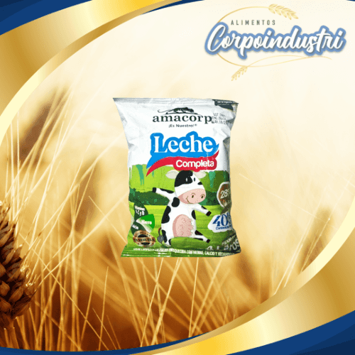 LECHE EN POLVO AMACORP 25UND 400GR - Viveres en Corpoindustri