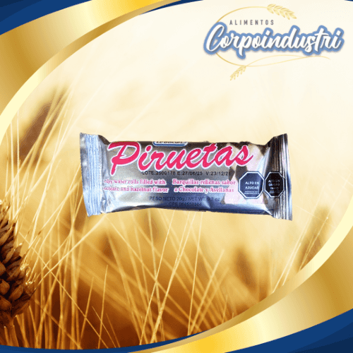 PIRUETAS 1 CAJA 24 UND - Confiteria en Corpoindustri