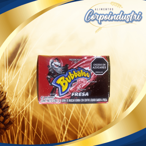 CHICLE BUBALOO 1 CAJITA 47 UND - Confiteria en Corpoindustri