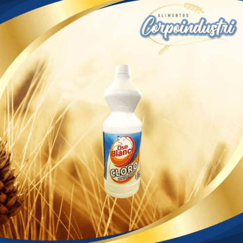 CLORO OSO BLANCO 12 UND 1LT - Limpieza en Corpoindustri