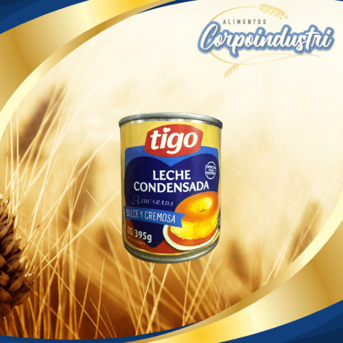 LECHE CONDENSADA TIGO 24 UND 395GR - Viveres en Corpoindustri