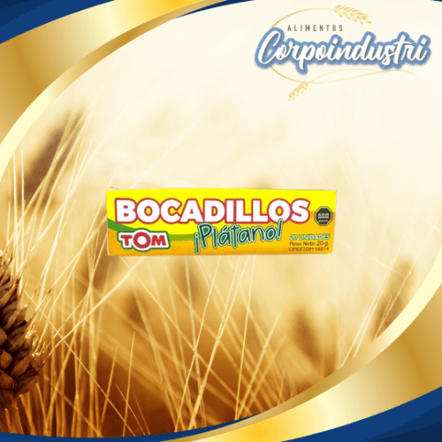 BOCADILLOS TOM 1 DISPLAY 20 UND - Confiteria en Corpoindustri